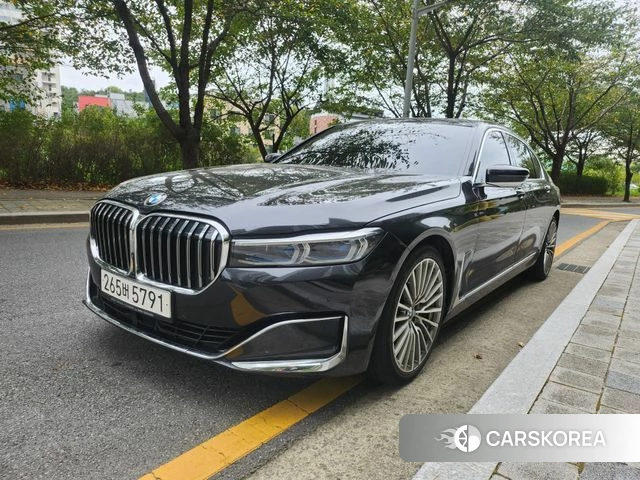 BMW 7 Series (G11) 2021 Черный из Кореи