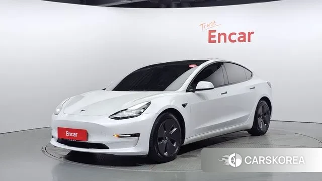 Tesla Model 3 2022 Белый из Кореи