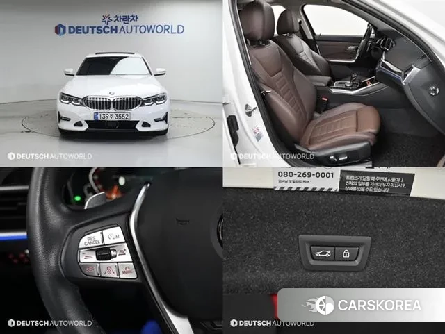 BMW 3 Series (G20) 2022 Белый из Кореи