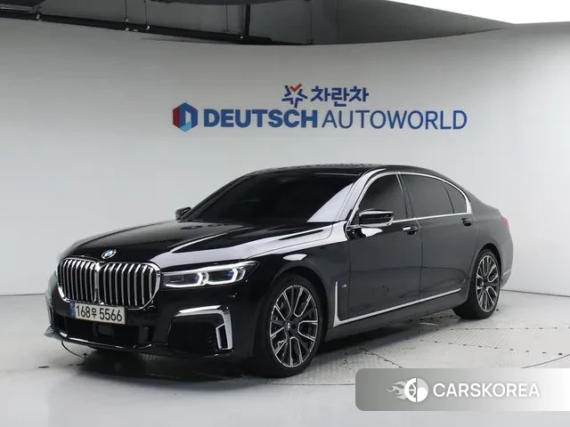 BMW 7 Series (G11) 2021 Черный из Кореи