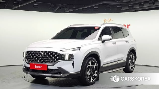 Hyundai The New Santa Fe 2021 Белый из Кореи