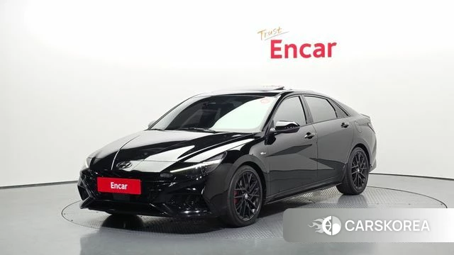 Hyundai Avante (CN7) 2022 Черный из Кореи