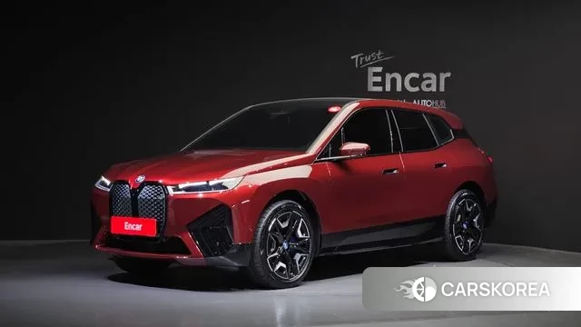 BMW iX 2024 Красный из Кореи