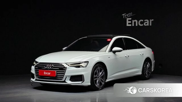 Audi A6 (C8) 2022 Белый из Кореи