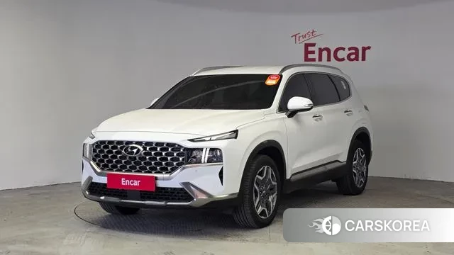 Hyundai The New Santa Fe 2023 Белый из Кореи