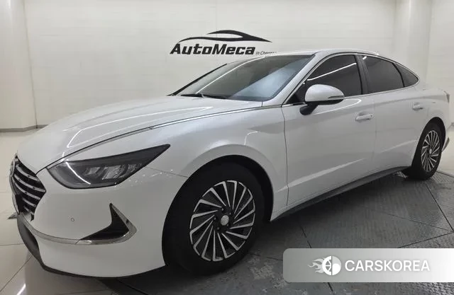 Hyundai Sonata Hybrid (DN8) 2021 Белый из Кореи