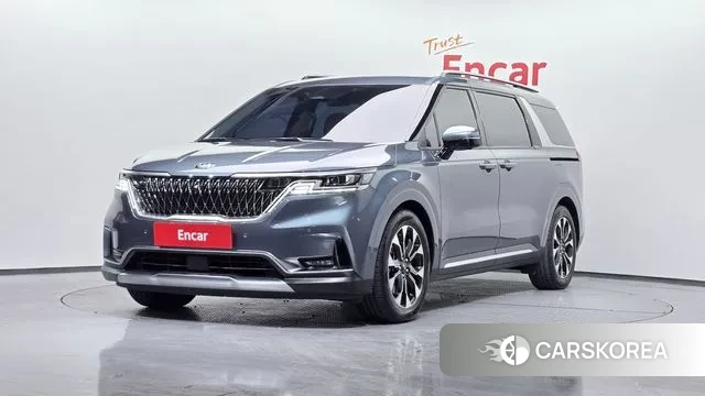 Kia Carnival 4th generation 2021 Небесно-голубой из Кореи