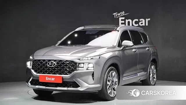 Hyundai The New Santa Fe 2021 Серый из Кореи