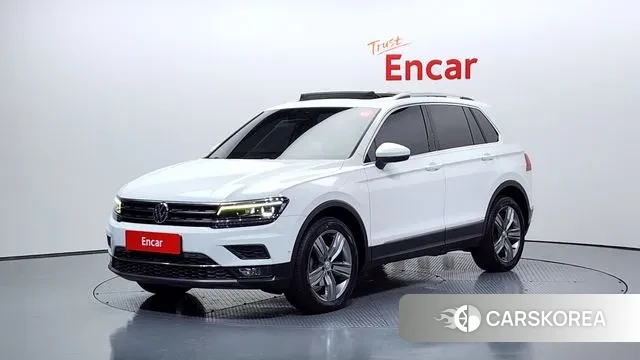 Volkswagen Tiguan second Generation 2018 Белый из Кореи