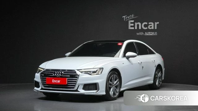 Audi A6 (C8) 2021 Белый из Кореи