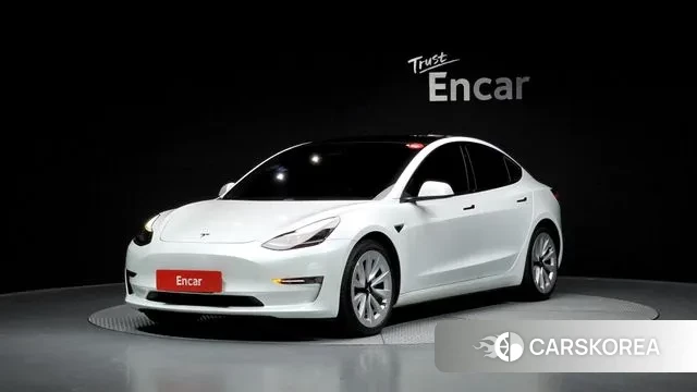 Tesla Model 3 2021 Белый из Кореи