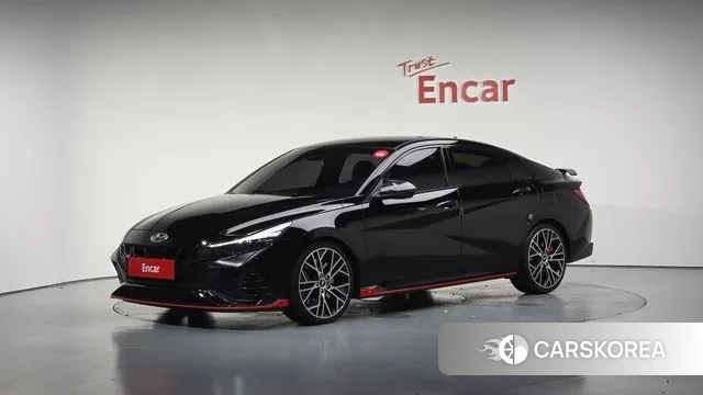 Hyundai Avante (CN7) 2022 Черный из Кореи