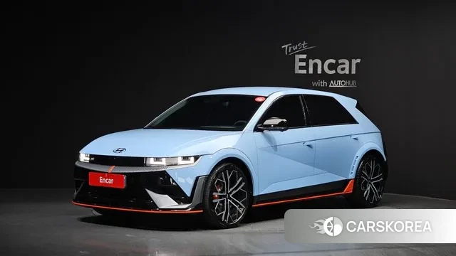 Hyundai Ionic 5 2023 Небесно-голубой из Кореи