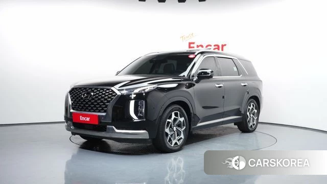 Hyundai Palisade 2021 Черный из Кореи