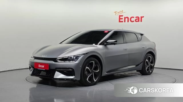 Kia EV6 2021 Серебристо-серый из Кореи