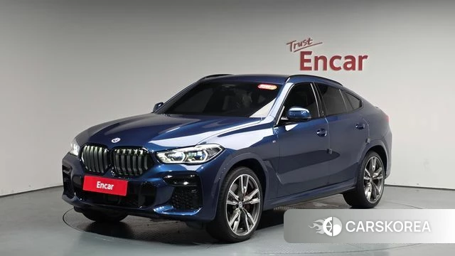 BMW X6 (G06) 2023 Синий из Кореи