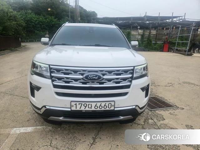 Ford Explorer 2018 Белый из Кореи