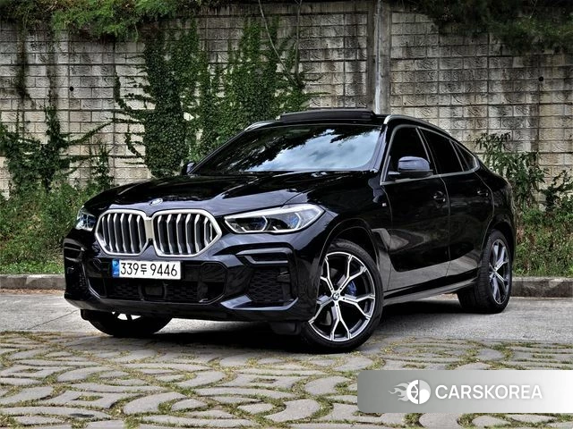 BMW X6 (G06) 2021 Черный из Кореи