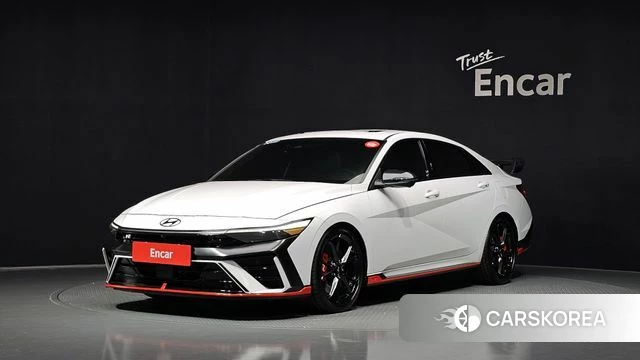 Hyundai The New Avante (CN7) 2023 Белый из Кореи
