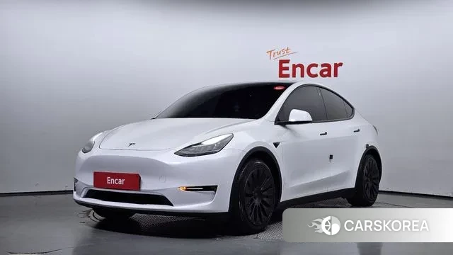 Tesla Model Y 2021 Белый из Кореи