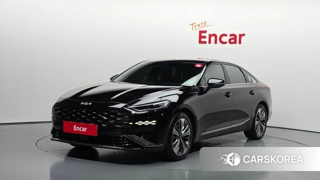 Kia K8 Hybrid 2021 Черный из Кореи