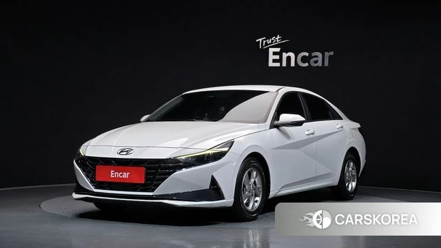 Hyundai Avante (CN7) 2020 Белый из Кореи