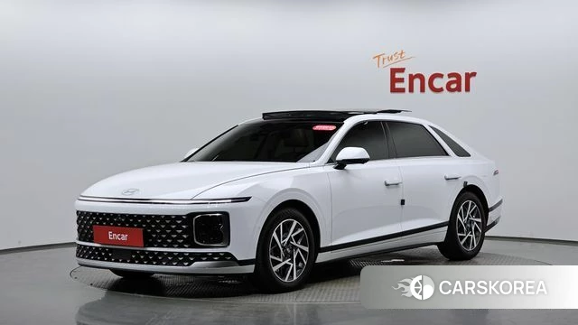 Hyundai Grandeur Hybrid (GN7) 2025 Белый из Кореи