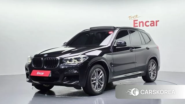 BMW X3 (G01) 2021 Черный из Кореи