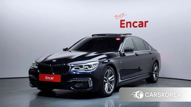 BMW 7 Series (G11) 2018 Черный из Кореи