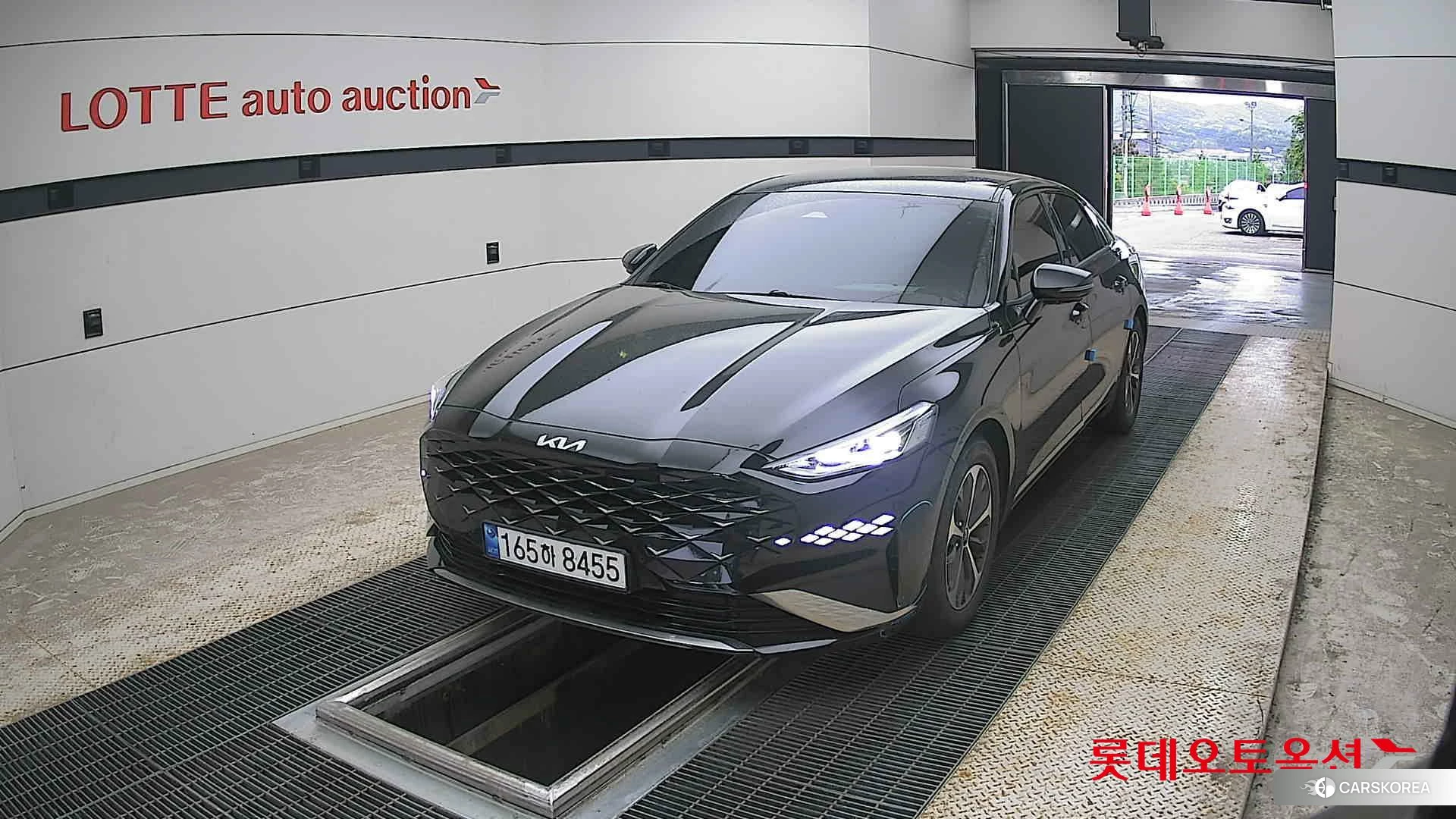 Kia K8 Hybrid 2022 Aurora Black Pearl из Кореи