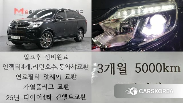 Ssangyong Rexton Sports 2018 Черный из Кореи