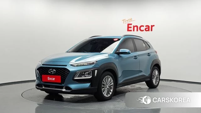 Hyundai Kona 2019 Небесно-голубой из Кореи