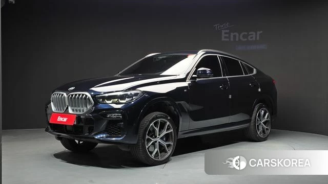 BMW X6 (G06) 2021 Черный из Кореи
