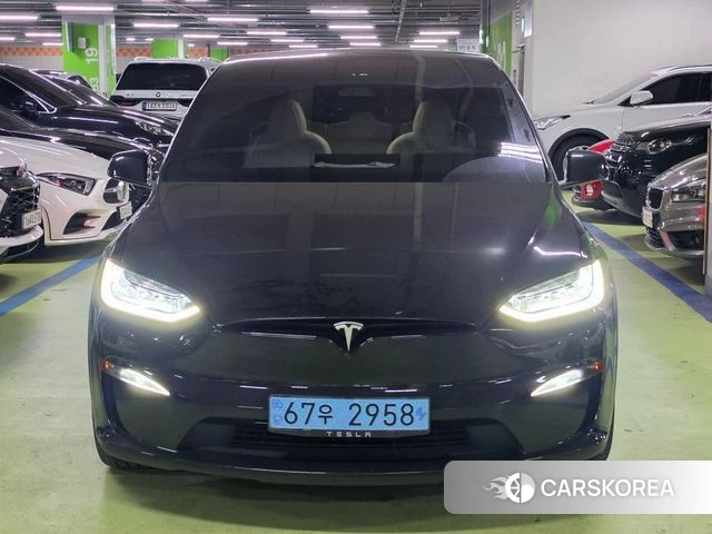 Tesla Model X 2023 Черный из Кореи