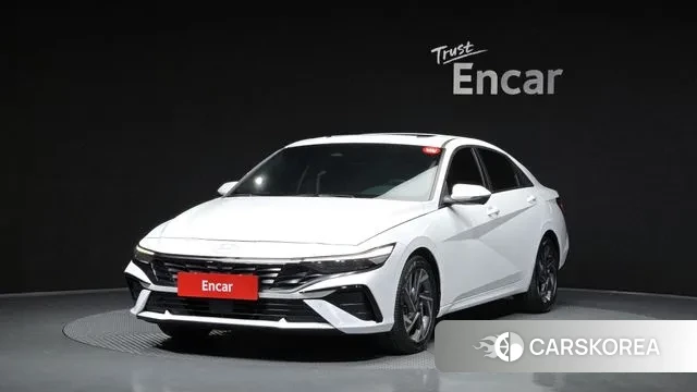 Hyundai The New Avante (CN7) 2023 Белый из Кореи