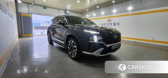 Hyundai The New Santa Fe 2020 Темно-зеленый из Кореи