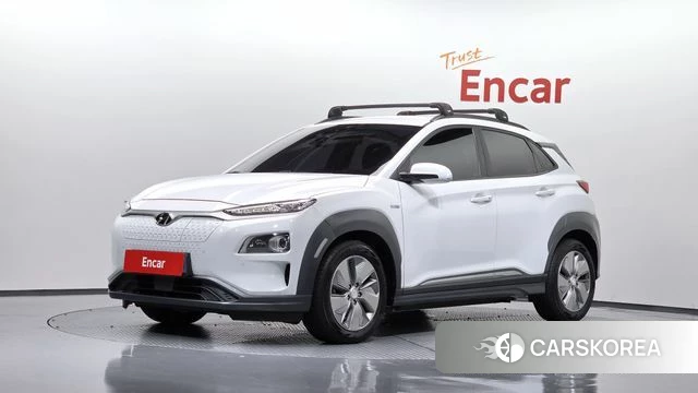 Hyundai Kona Electric 2019 Белый из Кореи