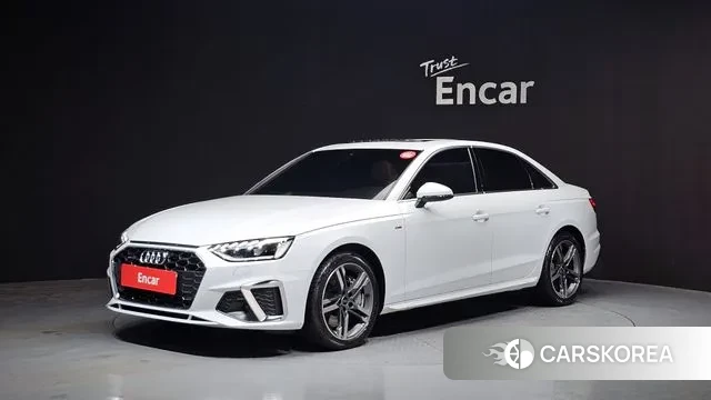 Audi A4 (B9) 2022 Белый из Кореи
