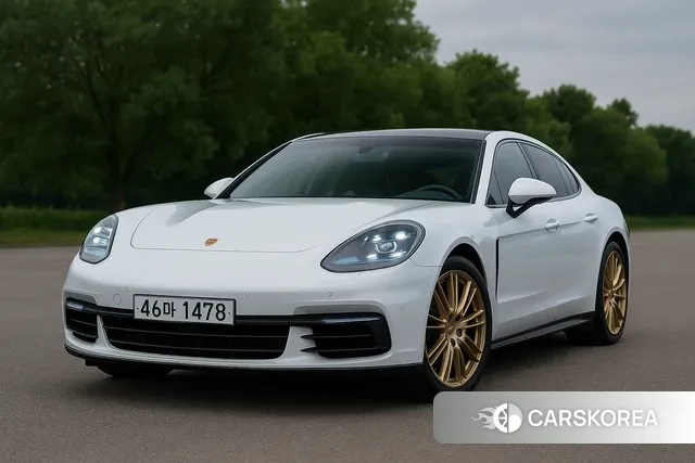 Porsche Panamera (971) 2018 Белый из Кореи