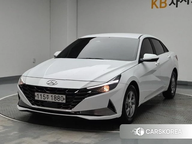 Hyundai Avante (CN7) 2020 Белый из Кореи