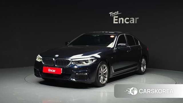 BMW 5 Series (G30) 2018 Синий из Кореи
