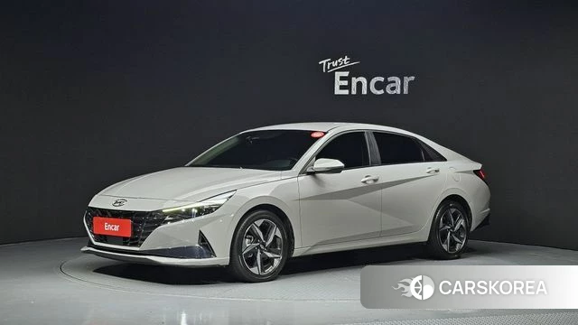 Hyundai Avante (CN7) 2022 Серебристо-серый из Кореи