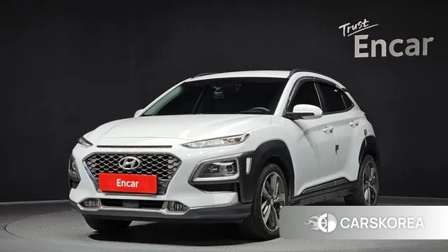 Hyundai Kona 2019 Белый из Кореи