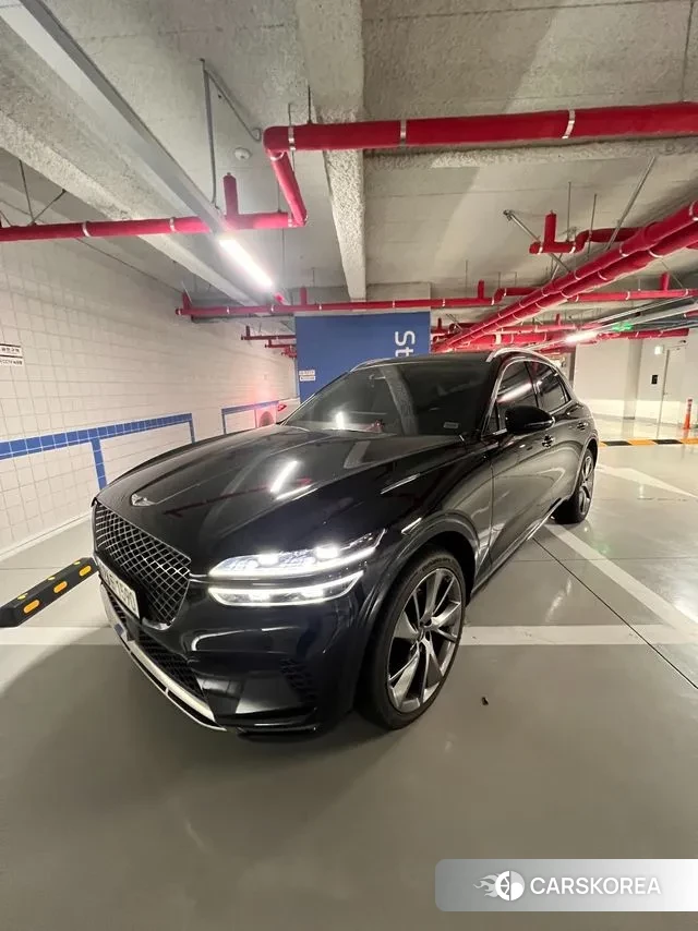 Genesis GV70 2021 Черный из Кореи