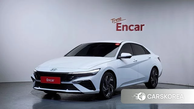Hyundai The New Avante (CN7) 2025 Белый из Кореи