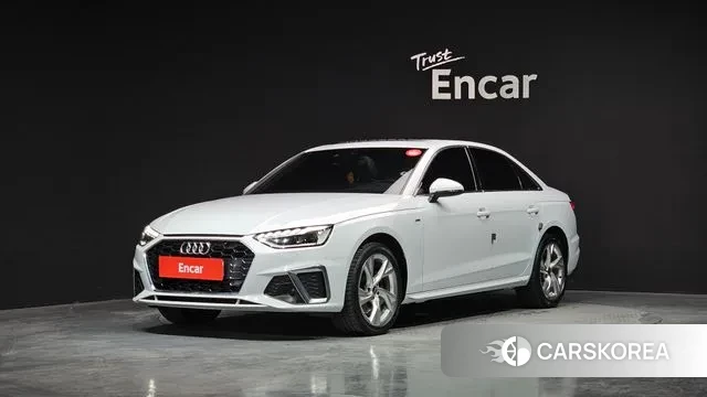 Audi A4 (B9) 2021 Белый из Кореи