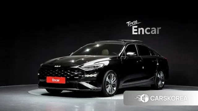 Kia K8 Hybrid 2021 Черный из Кореи