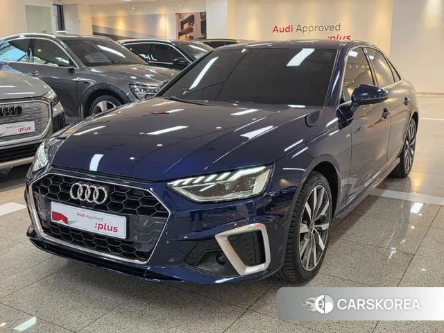 Audi A4 (B9) 2023 Синий из Кореи