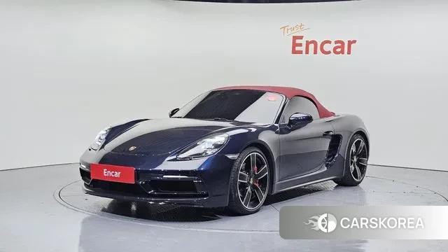 Porsche 718 Boxster 2019 Синий из Кореи