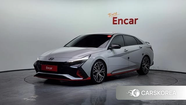 Hyundai Avante (CN7) 2022 Серебристо-серый из Кореи